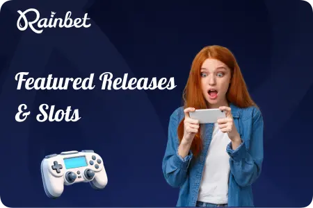 Screenshot of the Rainbet Casino slots library featuring